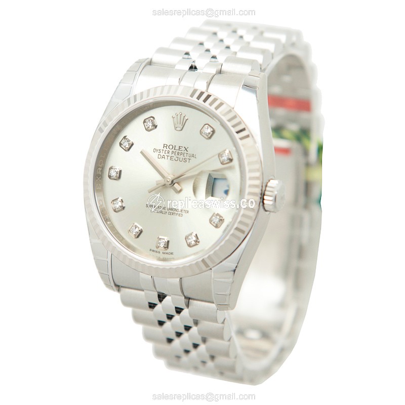 Rolex 116234G DATEJUST Automatic 18kt White Gold & Steel