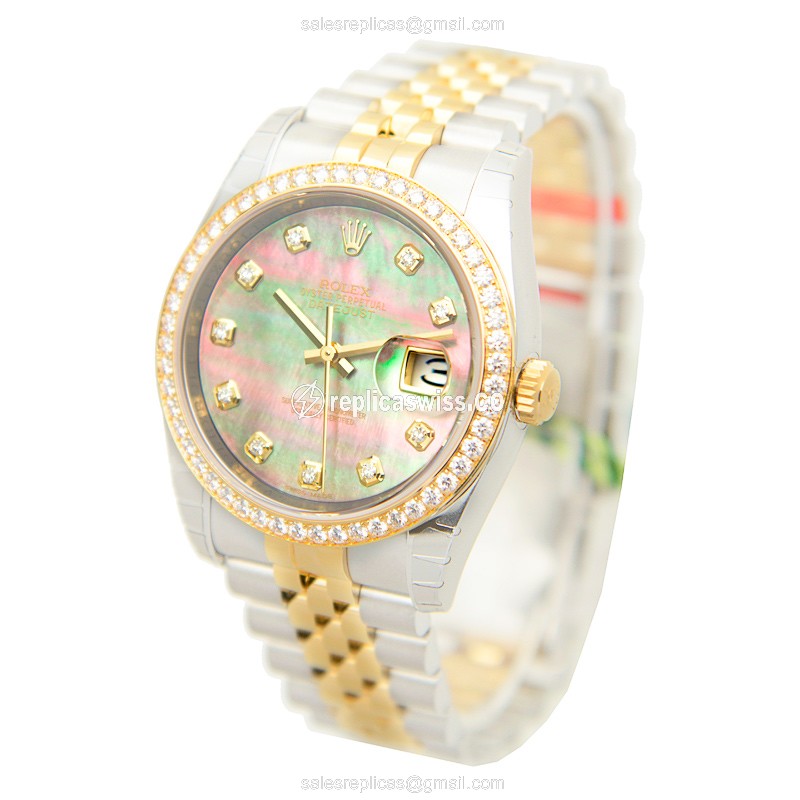 Rolex 116243 DATEJUST Automatic 18kt Gold & Diamond & Steel