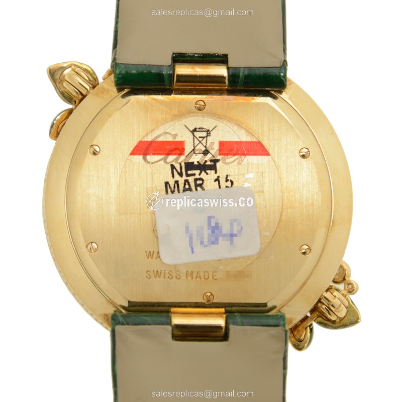 Cartier HPI00714 BESTIAIRE Quartz 18kt Gold & Diamond & Steel