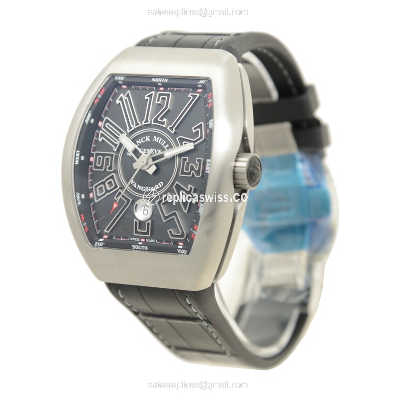 Franck Muller V 45 SC DT (AC.BR.NR) VANGUARD Automatic Stainless Steel