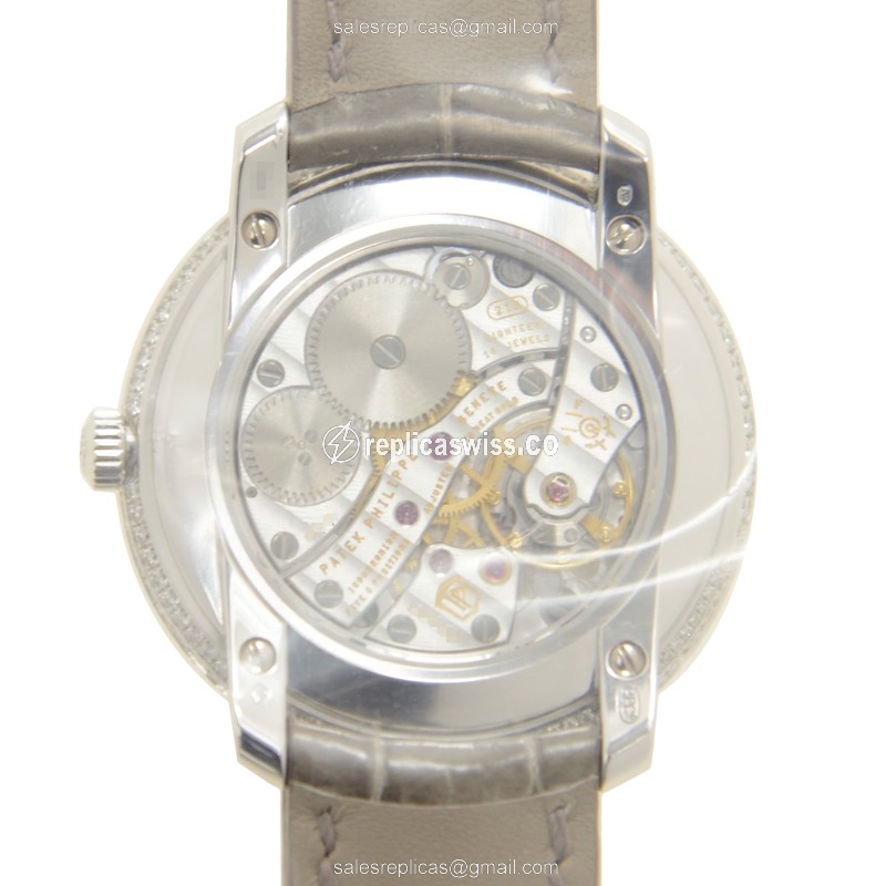 Patek Philippe 4968G-010 COMPLICATIONS Manual Wind 18kt White Gold & Diamond
