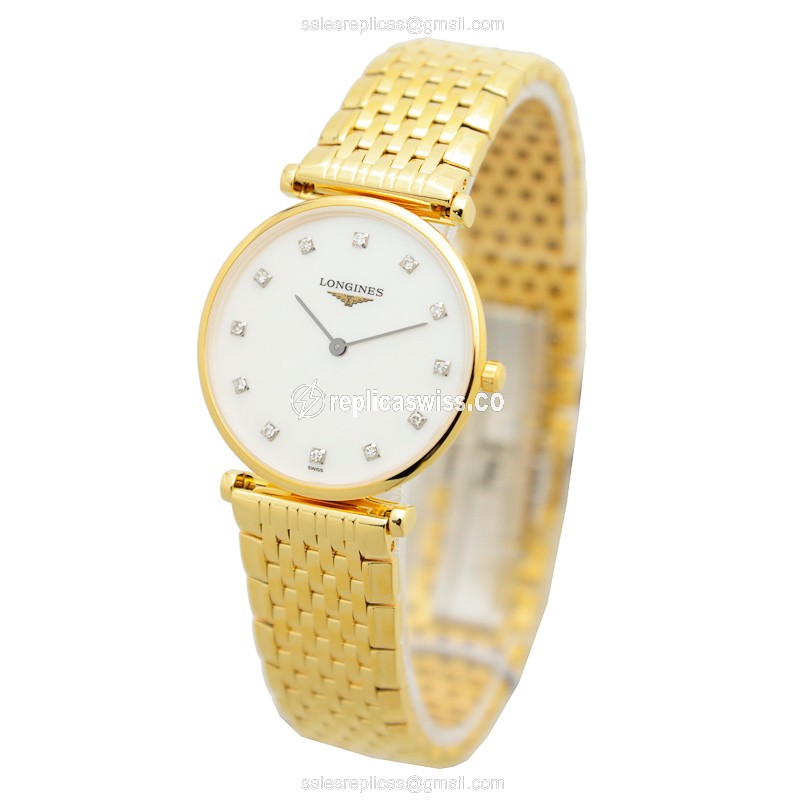 Longines L4.512.2.87.8 LA GRANDE Quartz Gold-Plated & Stainless Steel