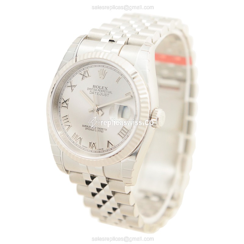 Rolex 116234G DATEJUST Automatic 18kt White Gold & Steel