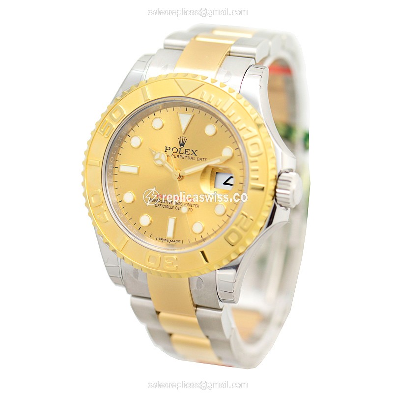Rolex 16623 YACHT MASTER Automatic 18kt Gold & Steel