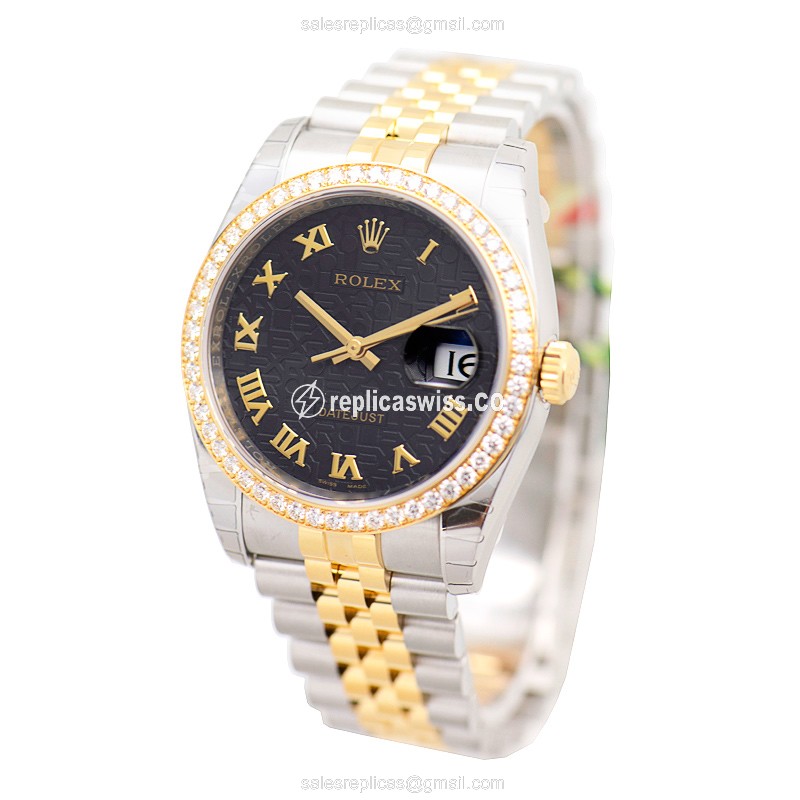 Rolex 116243J DATEJUST Automatic 18kt Gold & Diamond & Steel