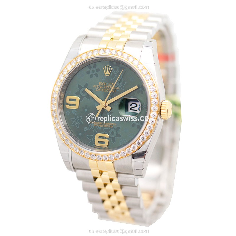 Rolex 116243 DATEJUST Automatic 18kt Gold & Diamond & Steel