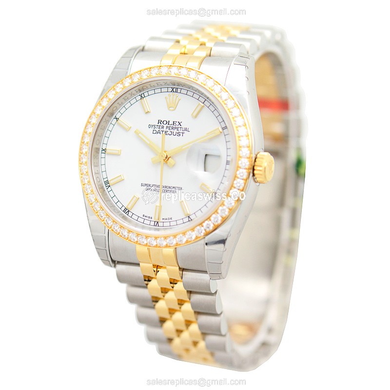 Rolex 116243 DATEJUST Automatic 18kt Gold & Diamond & Steel
