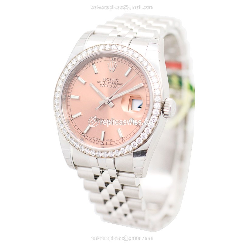 Rolex 116244 DATEJUST Automatic Stainless Steel & Diamonds
