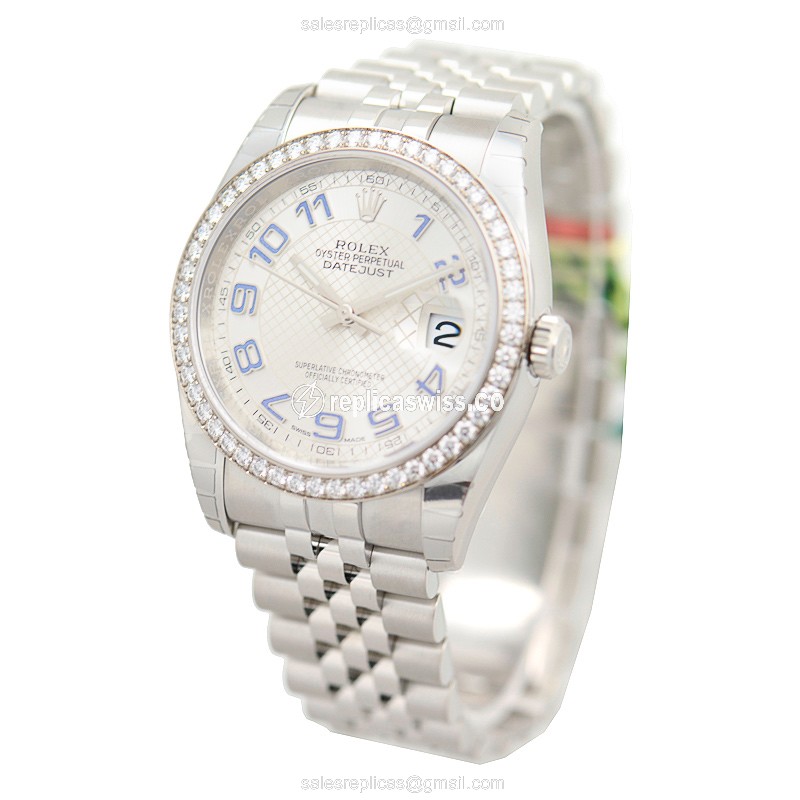 Rolex 116244 DATEJUST Automatic Stainless Steel & Diamonds