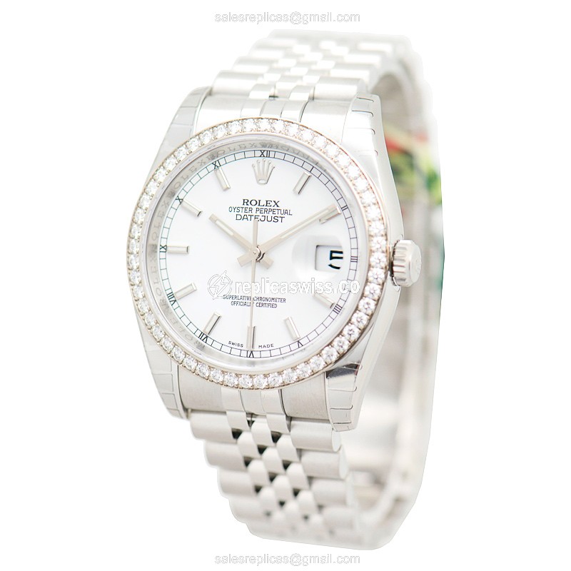 Rolex 116244 DATEJUST Automatic Stainless Steel & Diamonds