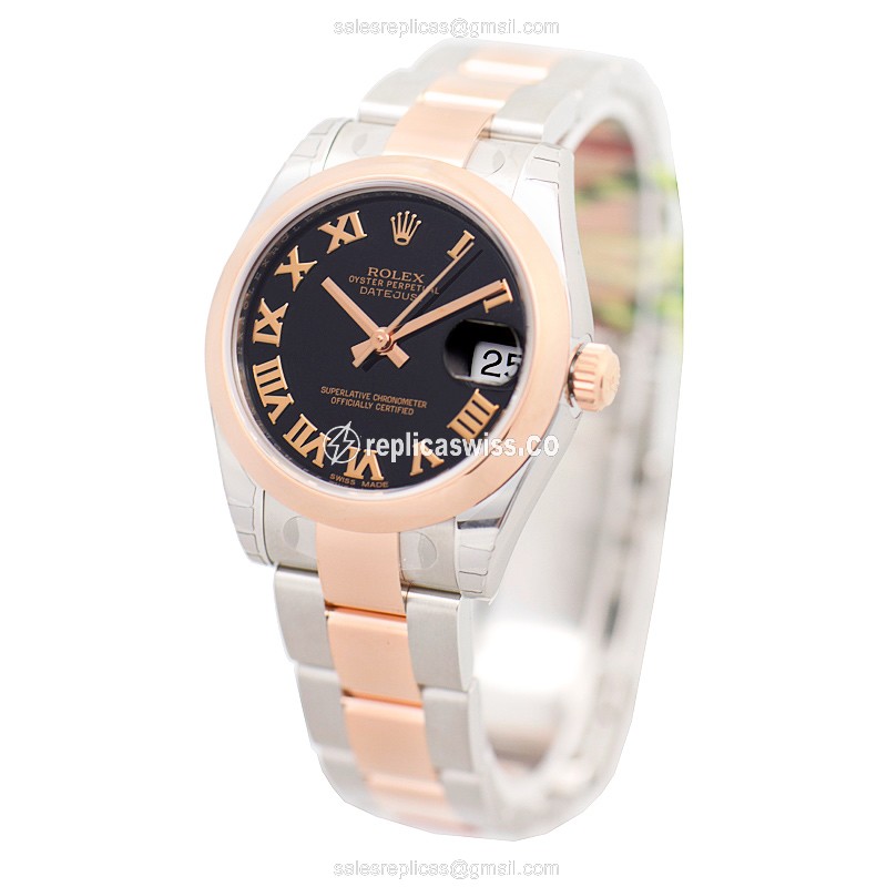 Rolex 178241BKRN_O LADY DATEJUST Automatic 18kt Rose Gold & Steel