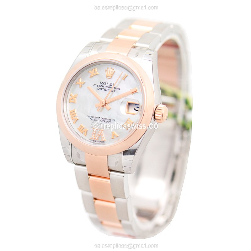 Rolex 178241WTNRVIDIA_O LADY DATEJUST Automatic 18kt Rose Gold