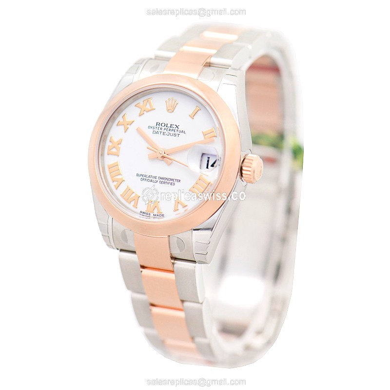 Rolex 178241WTRN_O LADY DATEJUST Automatic 18kt Rose Gold & Steel