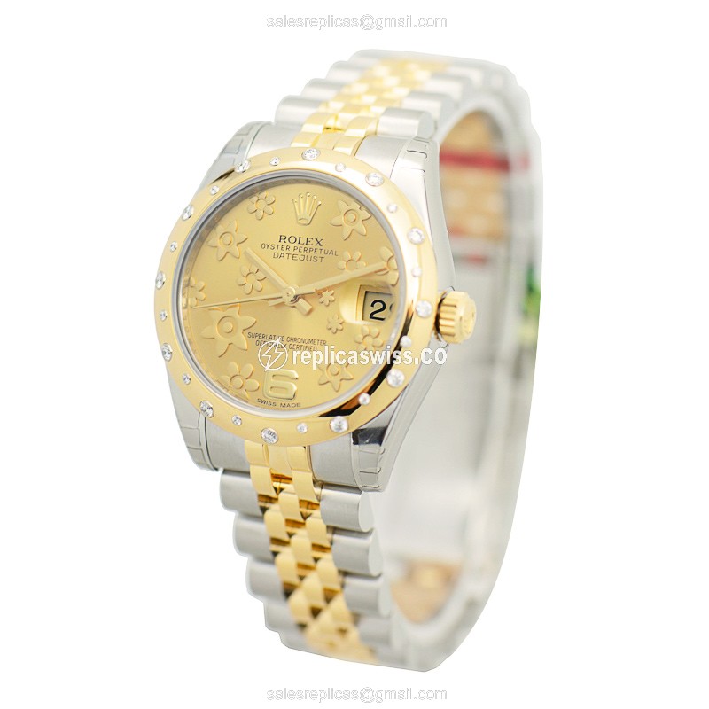 Rolex 178343CHFLO_J LADY DATEJUST Automatic 18kt Gold & Steel