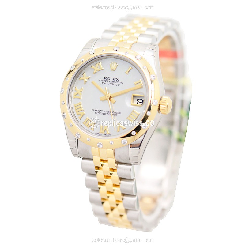Rolex 178343WTNR_J LADY DATEJUST Automatic 18kt Gold & Steel