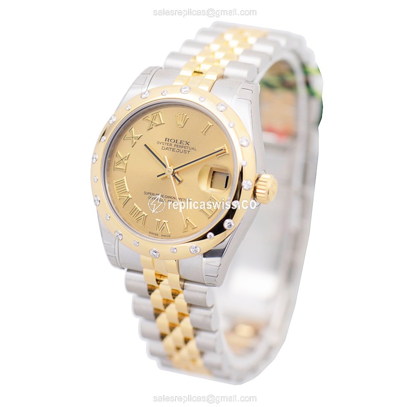 Rolex 178343CHRN_J LADY DATEJUST Automatic 18kt Gold & Steel