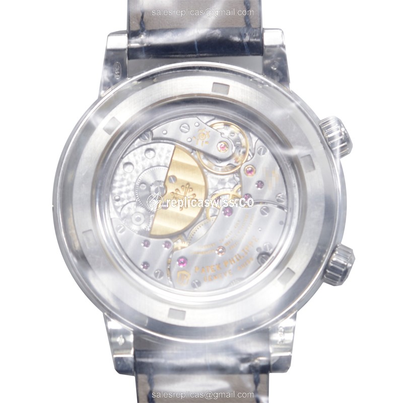 Patek Philippe 6104-12P-010 GRAND COMPLICATIONS Automatic 18kt White Gold & Ruby