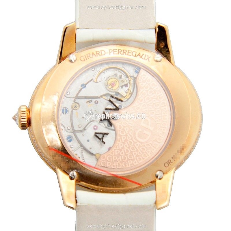 Girard Perregaux 80484D52P762BK7A CATS EYE Automatic 18kt Rose Gold & Diamonds