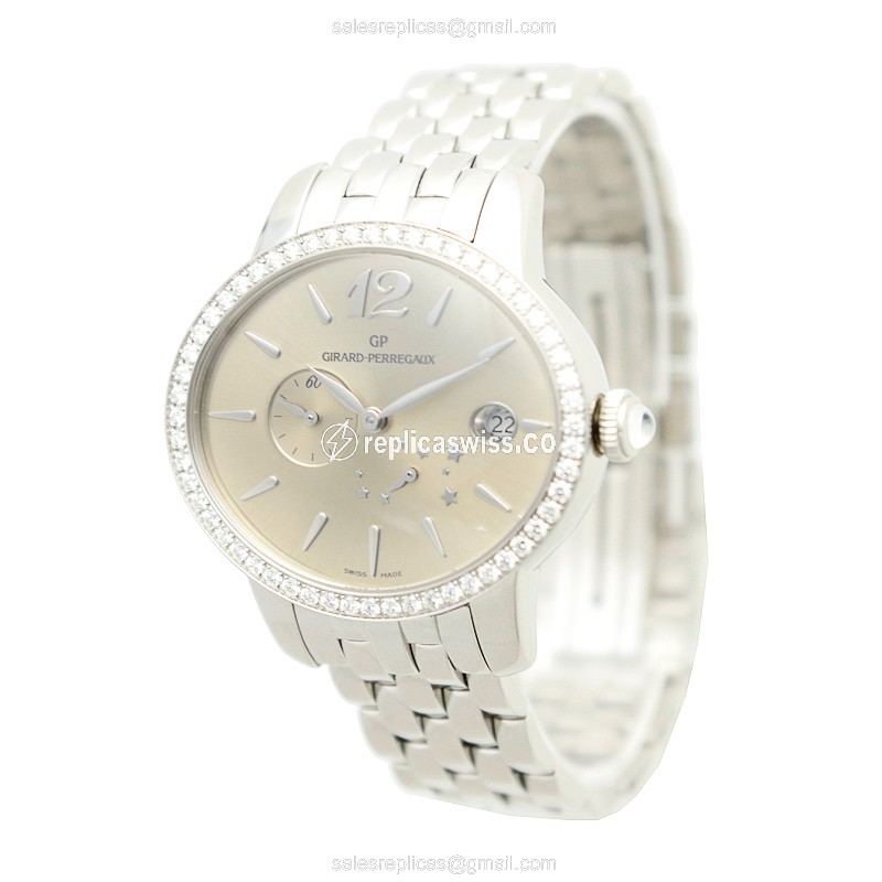 Girard Perregaux 80486D11A861-11A CATS EYE Automatic Stainless Steel & Diamonds