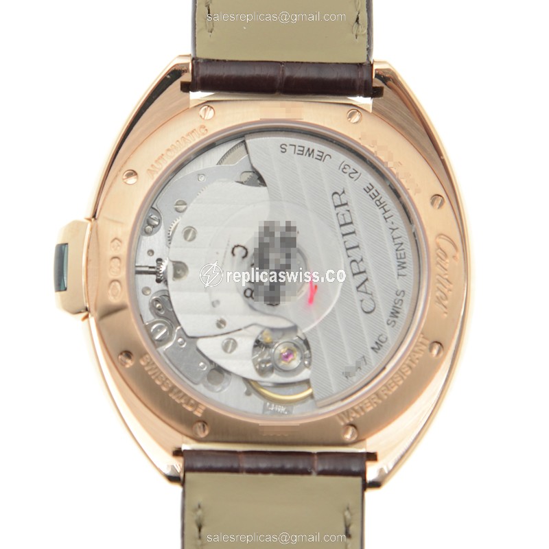 Cartier WGCL0013 CLe DE CARTIER Automatic 18kt Rose Gold