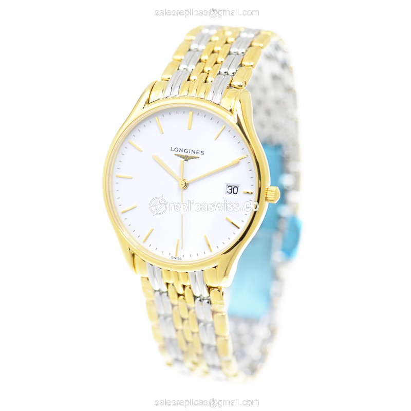 Longines L4.759.2.12.7 LONGINES LYRE Quartz Gold-Plated & Stainless Steel