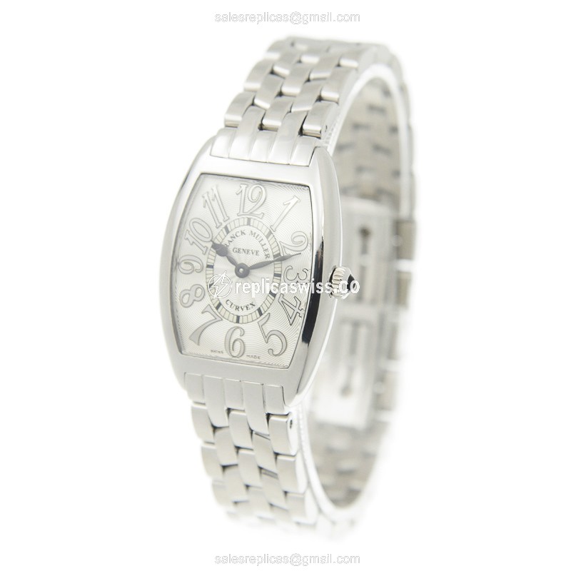 Franck Muller 1752 QZ REL (AC) CINTREE CURVEX Quartz Stainless Steel