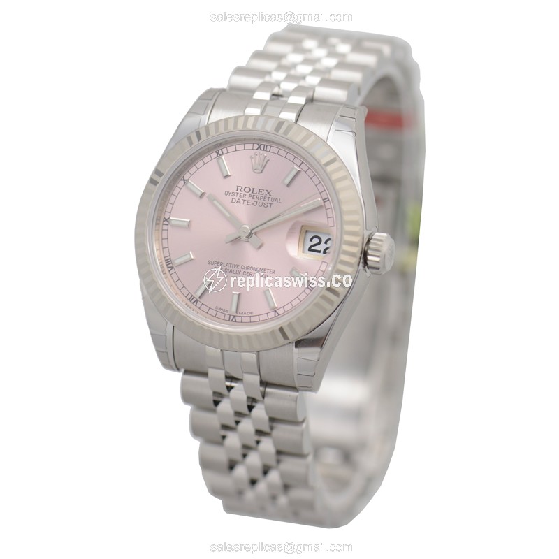 Rolex 178274-0012 LADY DATEJUST Automatic 18kt White Gold & Steel