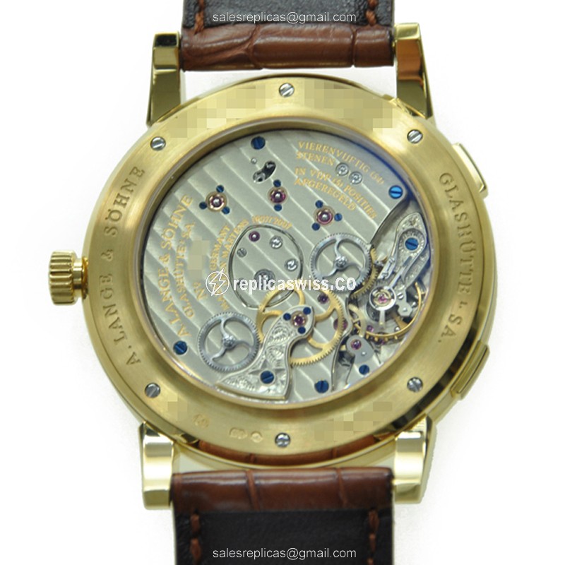 A Lange & Sohne 116.021 GRAND LANGE Manual Wind 18kt Yellow Gold