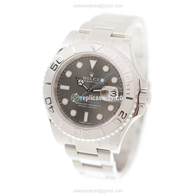 Rolex 116622GY YACHT MASTER Automatic 18kt White Gold & Steel