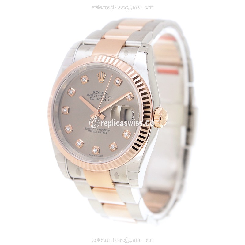 Rolex 116231GGY_O LADY DATEJUST Automatic 18kt Rose Gold & Steel