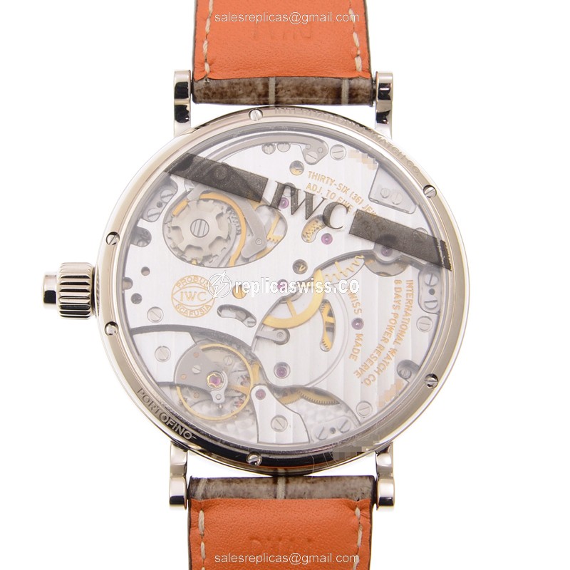 IWC IW515103 PORTOFINO Manual Wind 18kt White Gold