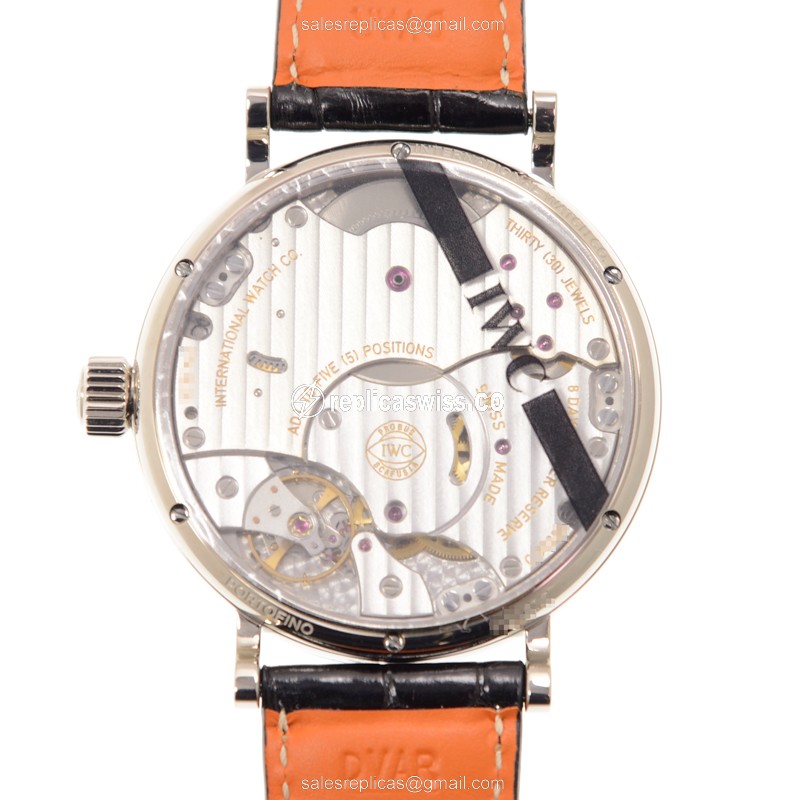 IWC IW516101 PORTOFINO Manual Wind 18kt White Gold
