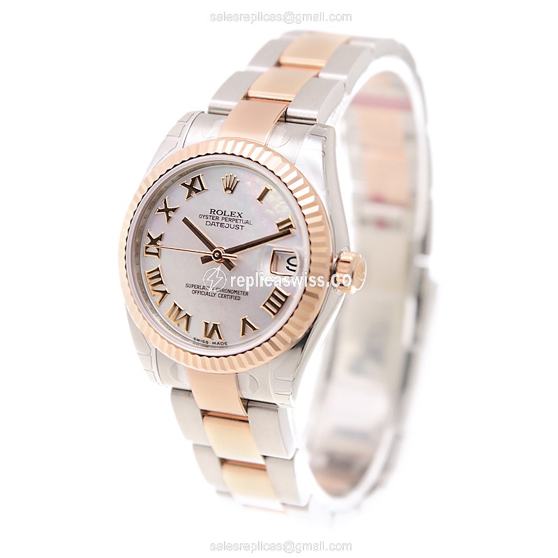 Rolex 178271NRWT_O LADY DATEJUST Automatic 18kt Rose Gold & Steel