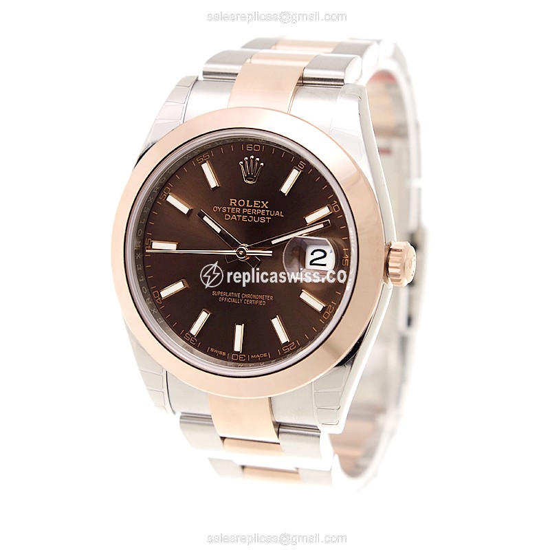 Rolex 126301-0001 DATEJUST Automatic 18kt Rose Gold & Steel