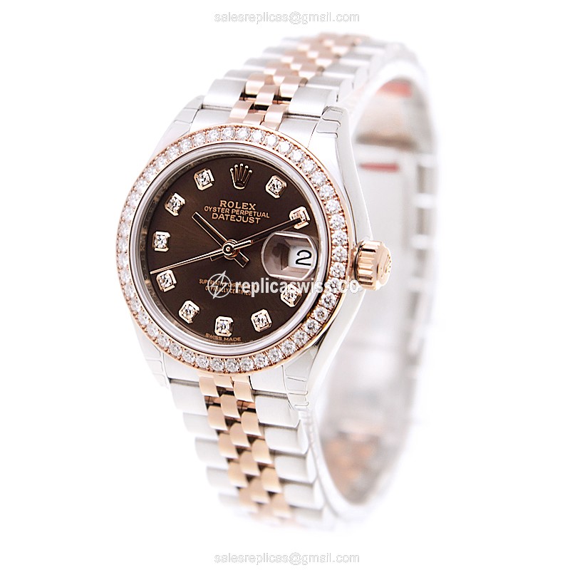 Rolex 279381RBR-0011 LADY DATEJUST Automatic 18kt Rose Magic & Diamond