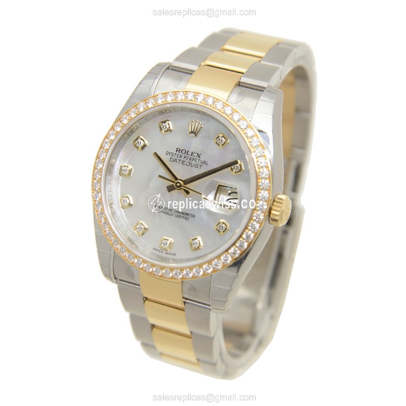 Rolex 116243 DATEJUST Automatic 18kt Gold & Diamond & Steel