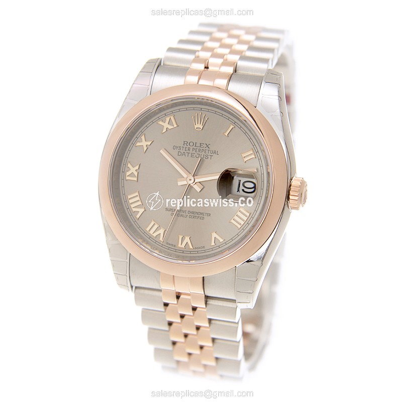 Rolex 116201G DATEJUST Automatic 18kt Rose Gold & Steel