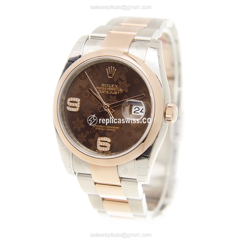 Rolex 116201 DATEJUST Automatic 18kt Rose Gold & Steel