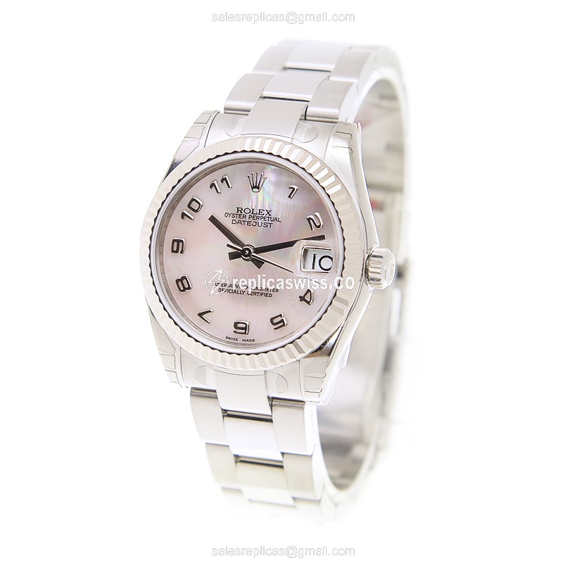 Rolex 178274PKMOPAR_O LADY DATEJUST Automatic 18kt White Gold & Steel