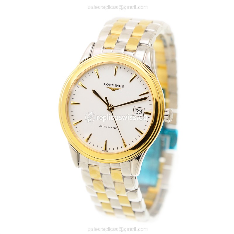 Longines L4.874.3.22.7 FLAGSHIP Automatic Gold-Plated & Stainless Steel