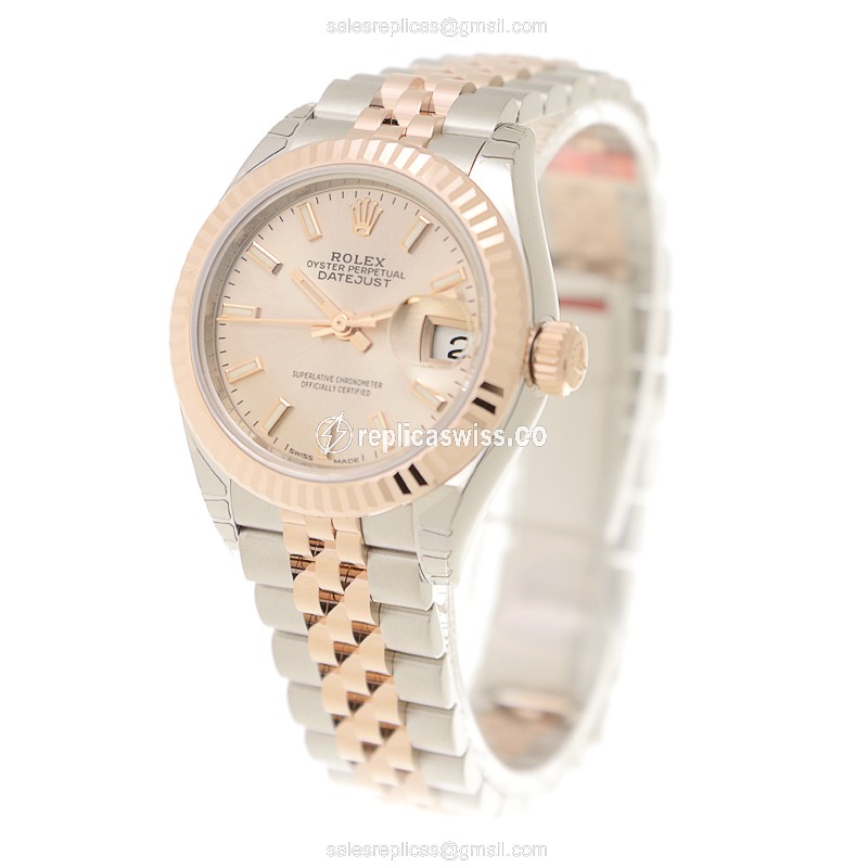 Rolex 279171-0001 LADY DATEJUST Automatic 18kt Rose Gold & Steel