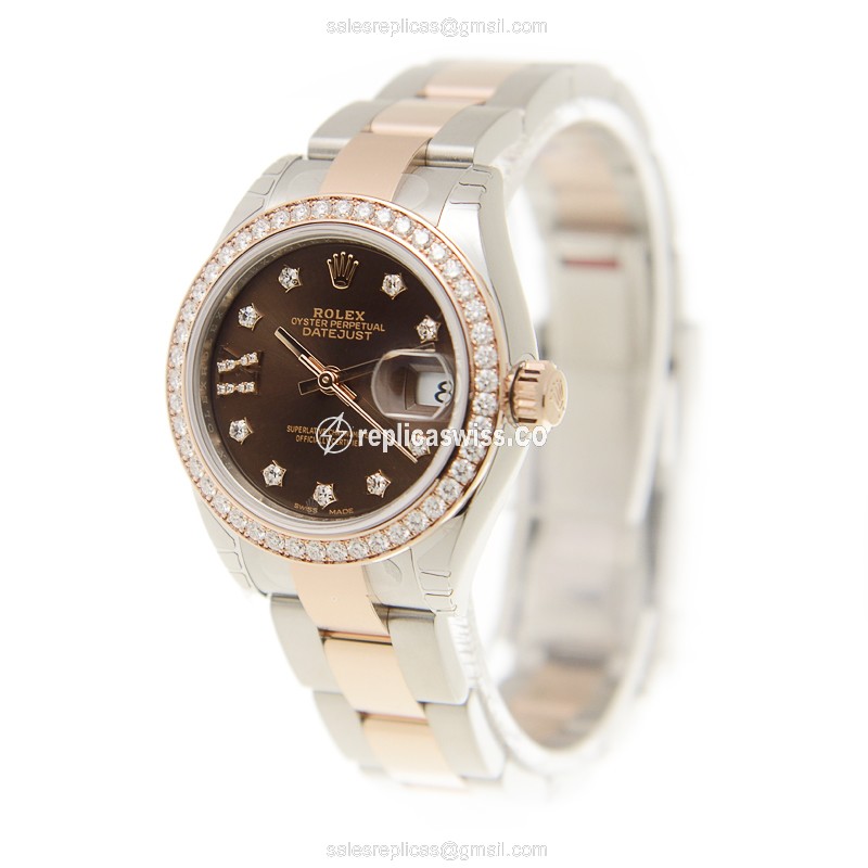 Rolex 279381RBR-0004 LADY DATEJUST Automatic 18kt Rose Magic & Diamond
