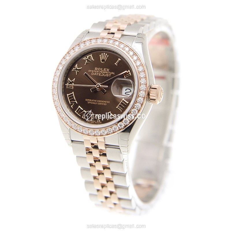 Rolex 279381RBR-0009 LADY DATEJUST Automatic 18kt Rose Magic & Diamond