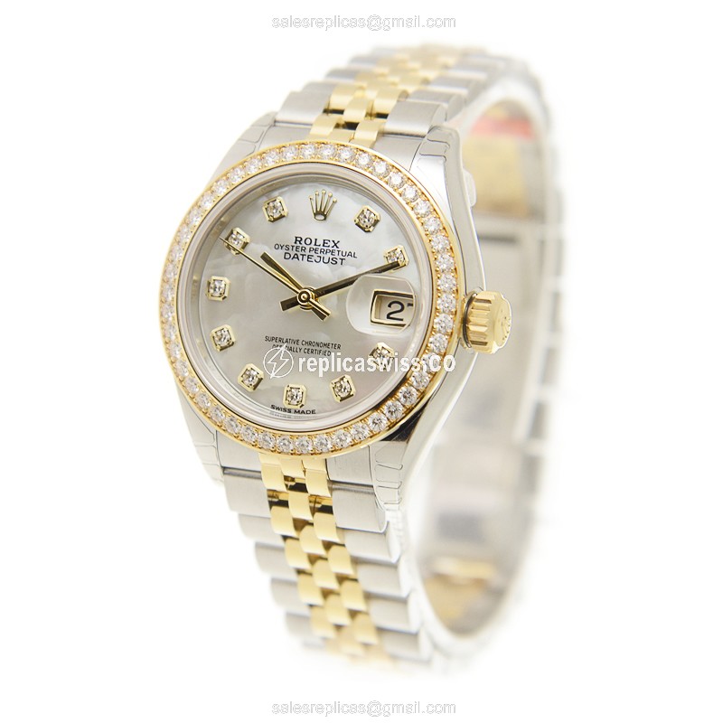 Rolex 279383RBR-0019 LADY DATEJUST Automatic 18kt Gold & Diamond & Steel