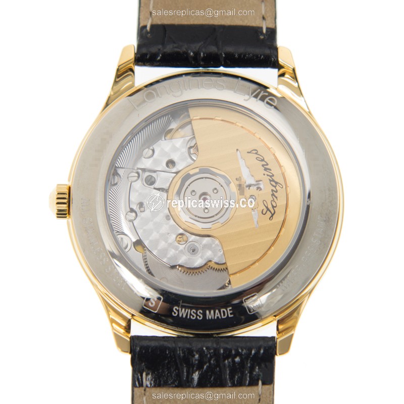 Longines L4.860.2.11.2 LONGINES LYRE Automatic Gold-Plated & Stainless Steel