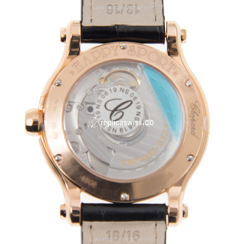 Chopard 274808 5008 HAPPY SPORT Automatic 18kt Rose Gold