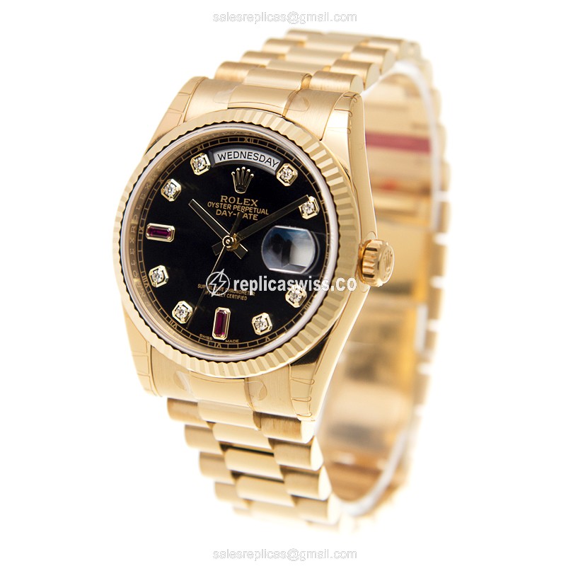Rolex 118238ABK2RU DAY-DATE Automatic 18kt Yellow Gold