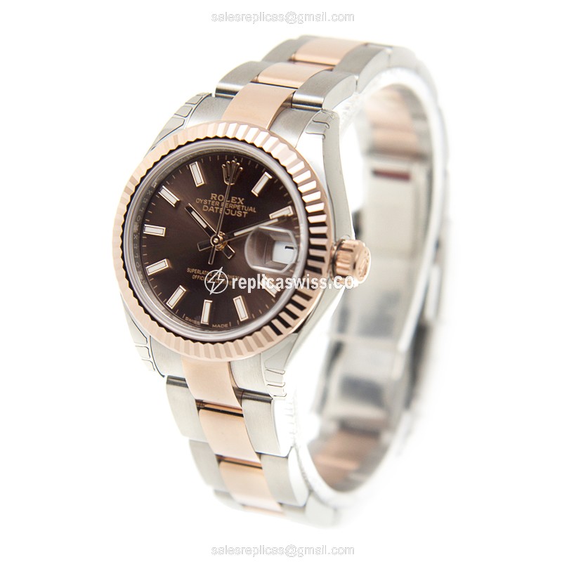Rolex 279171-0018 LADY DATEJUST Automatic 18kt Rose Gold & Steel