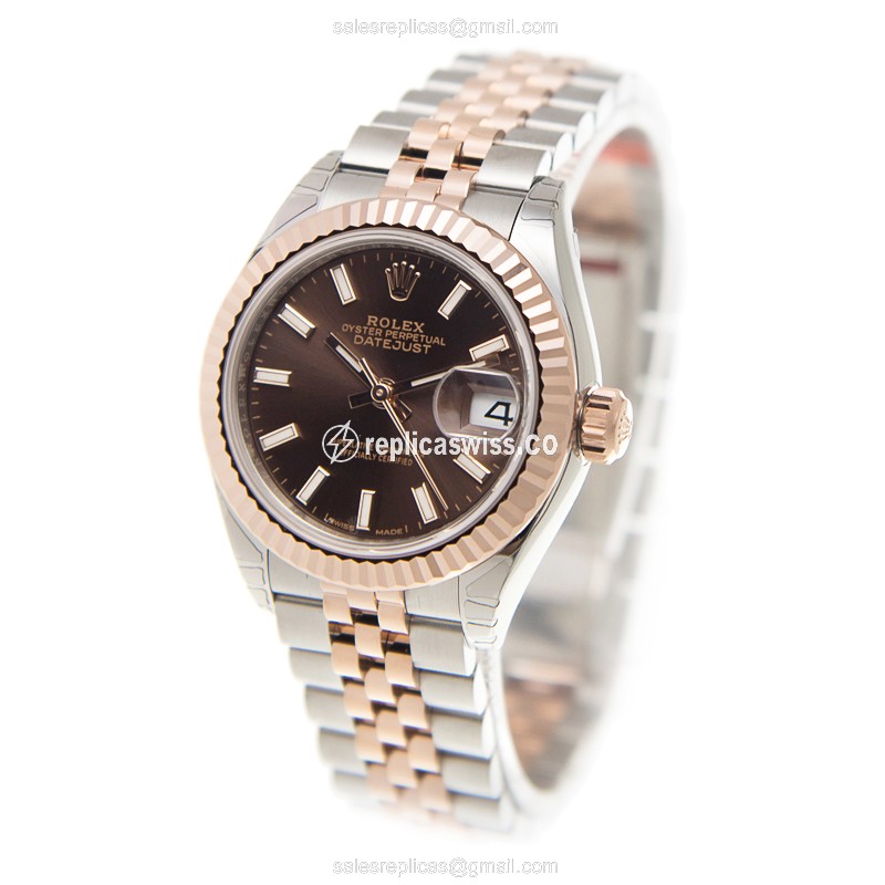 Rolex 279171-0017 LADY DATEJUST Automatic 18kt Rose Gold & Steel
