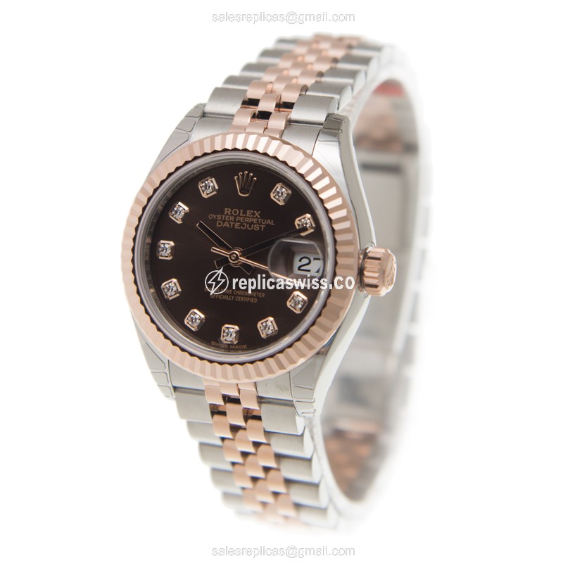Rolex 279171-0011 LADY DATEJUST Automatic 18kt Rose Gold & Steel